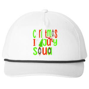 Christmas In July Squad Funny Summer Xmas Men Women Kids Snapback Five-Panel Rope Hat