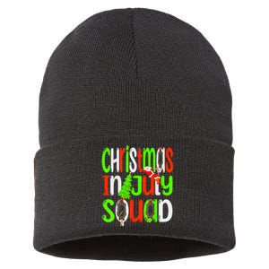 Christmas In July Squad Funny Summer Xmas Men Women Kids Sustainable Knit Beanie