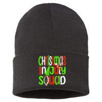 Christmas In July Squad Funny Summer Xmas Men Women Kids Sustainable Knit Beanie