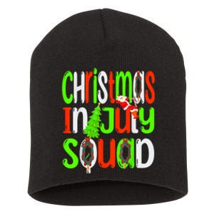 Christmas In July Squad Funny Summer Xmas Men Women Kids Short Acrylic Beanie