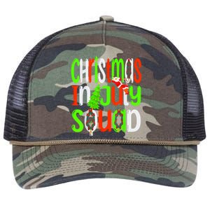 Christmas In July Squad Funny Summer Xmas Men Women Kids Retro Rope Trucker Hat Cap