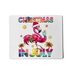 Christmas In July Flamingo Beach Summer Hawaii Mousepad