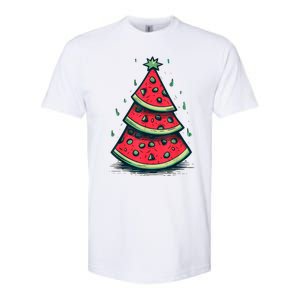 Christmas In July Watermelon Christmas Tre Softstyle CVC T-Shirt