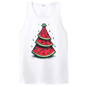 Christmas In July Watermelon Christmas Tre PosiCharge Competitor Tank