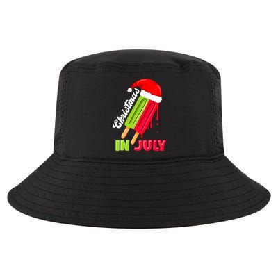 Christmas In July Watermelon Ice Pops Fun Christmas In July Cool Comfort Performance Bucket Hat