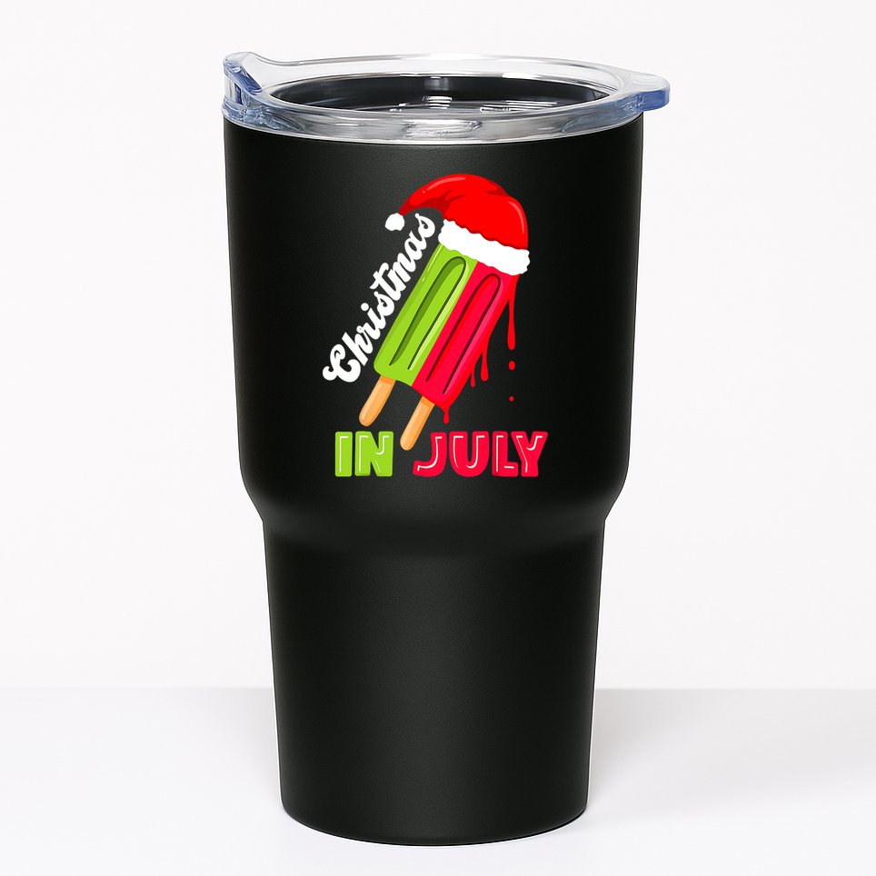 Christmas In July Watermelon Ice Pops Fun Christmas In July Tumbler