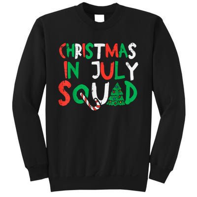 Christmas In July Squad Funny Summer Xmas Men Women Kids Sweatshirt