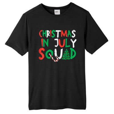 Christmas In July Squad Funny Summer Xmas Men Women Kids Tall Fusion ChromaSoft Performance T-Shirt