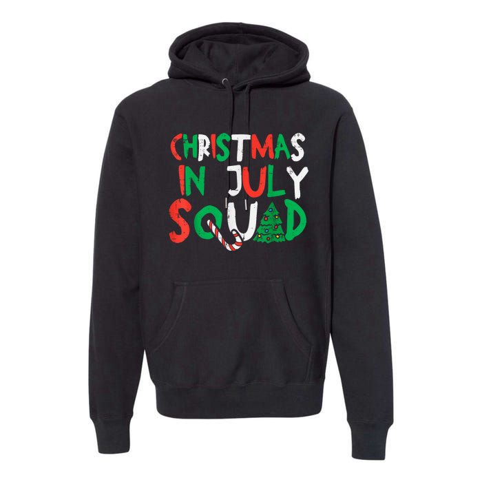 Christmas In July Squad Funny Summer Xmas Men Women Kids Premium Hoodie