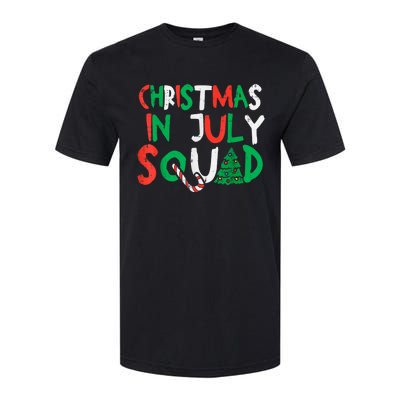 Christmas In July Squad Funny Summer Xmas Men Women Kids Softstyle CVC T-Shirt