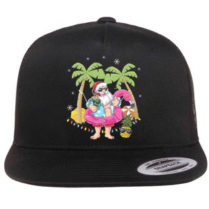 Christmas In July Summer Xmas Decoration Flat Bill Trucker Hat