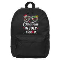 Christmas In July Squad Funny Summer Xmas 16 in Basic Backpack