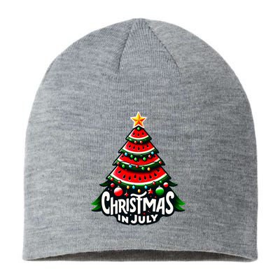 Christmas In July Watermelon Xmas Tree Summer Sustainable Beanie