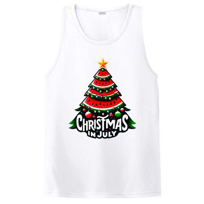 Christmas In July Watermelon Xmas Tree Summer PosiCharge Competitor Tank