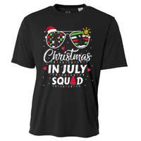 Christmas In July Squad Funny Summer Xmas Cooling Performance Crew T-Shirt