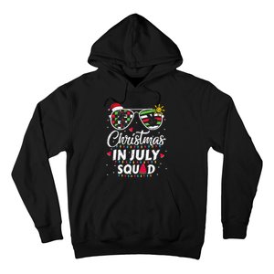 Christmas In July Squad Funny Summer Xmas Hoodie