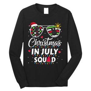 Christmas In July Squad Funny Summer Xmas Long Sleeve Shirt