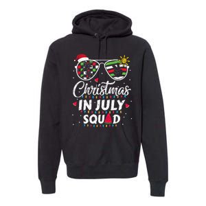 Christmas In July Squad Funny Summer Xmas Premium Hoodie