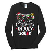 Christmas In July Squad Funny Summer Xmas Tall Long Sleeve T-Shirt