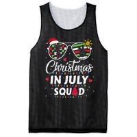 Christmas In July Squad Funny Summer Xmas Mesh Reversible Basketball Jersey Tank