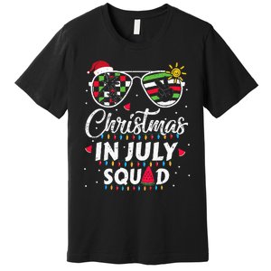 Christmas In July Squad Funny Summer Xmas Premium T-Shirt