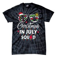 Christmas In July Squad Funny Summer Xmas Tie-Dye T-Shirt