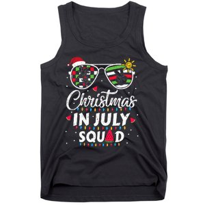 Christmas In July Squad Funny Summer Xmas Tank Top