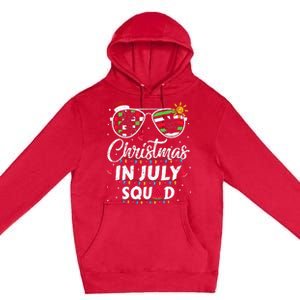 Christmas In July Squad Funny Summer Xmas Premium Pullover Hoodie