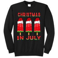 Christmas In July Watermelon Ice Pops Fun Christmas In July Sweatshirt