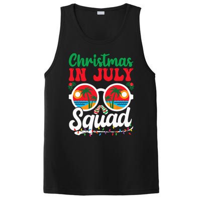 Christmas In July Squad Family Beach Vacation Summer PosiCharge Competitor Tank