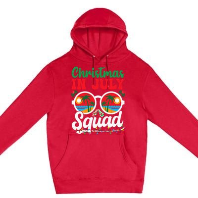 Christmas In July Squad Family Beach Vacation Summer Premium Pullover Hoodie