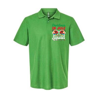 Christmas In July Squad Family Beach Vacation Summer Softstyle Adult Sport Polo