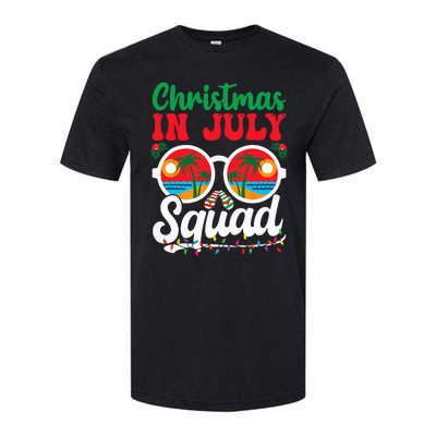 Christmas In July Squad Family Beach Vacation Summer Softstyle CVC T-Shirt