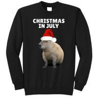 Christmas In July Capybara Ok I Pull Up Sweatshirt