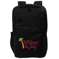Christmas In July Palm Tree Impact Tech Backpack