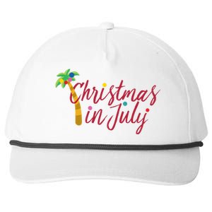 Christmas In July Palm Tree Snapback Five-Panel Rope Hat