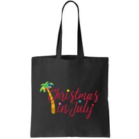 Christmas In July Palm Tree Bag