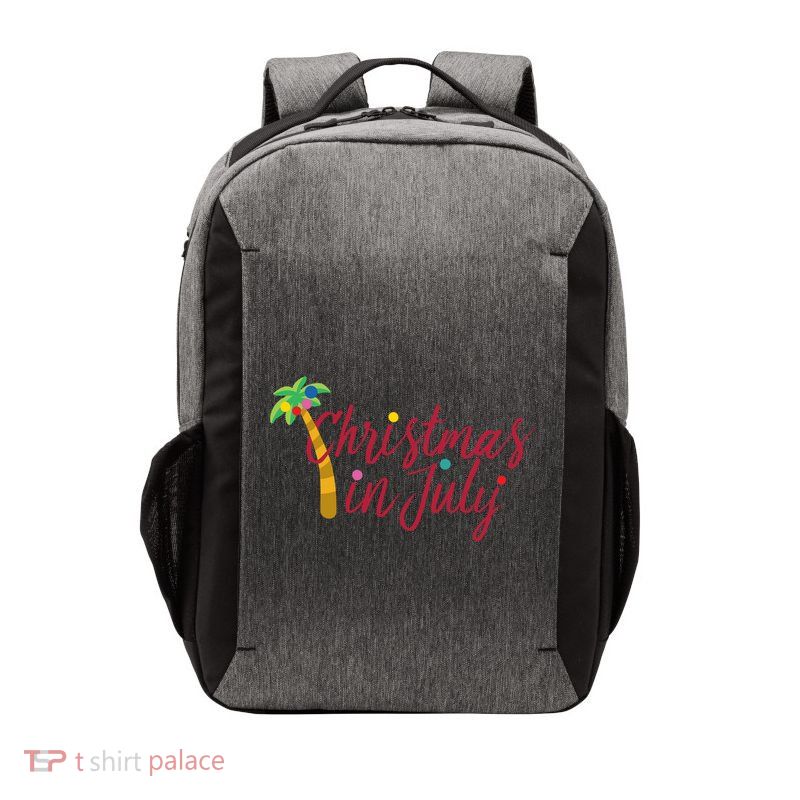 Christmas In July Palm Tree Vector Backpack