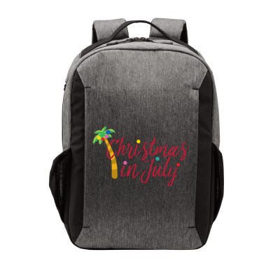 Christmas In July Palm Tree Vector Backpack