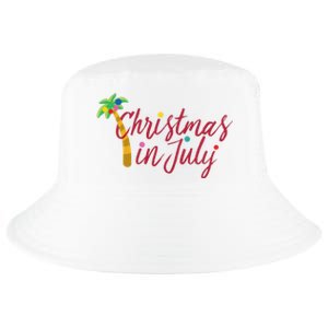 Christmas In July Palm Tree Cool Comfort Performance Bucket Hat