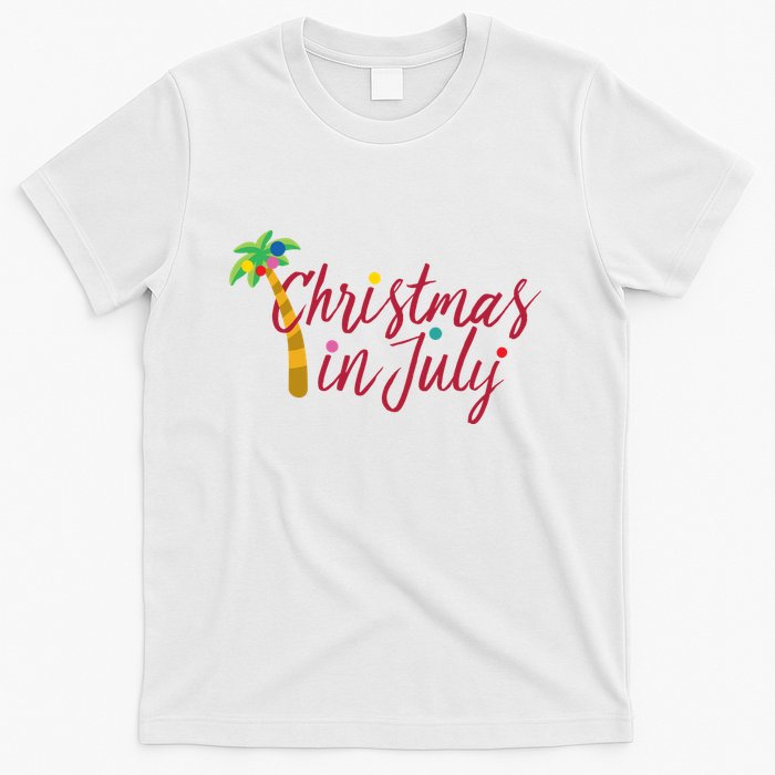 Christmas In July Palm Tree T-Shirt