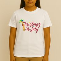 Christmas In July Palm Tree T-Shirt