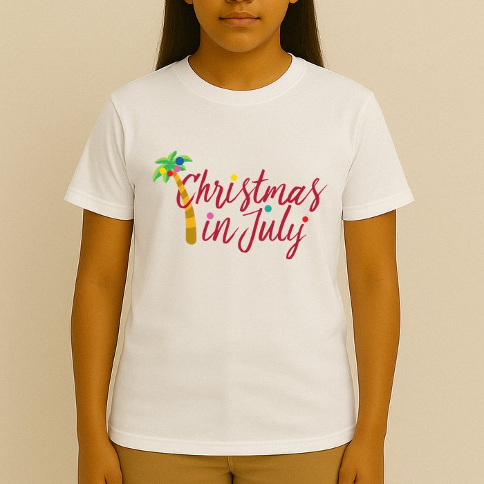 Christmas In July Palm Tree T-Shirt