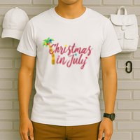 Christmas In July Palm Tree T-Shirt