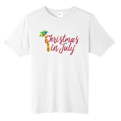 Christmas In July Palm Tree Tall Fusion ChromaSoft Performance T-Shirt