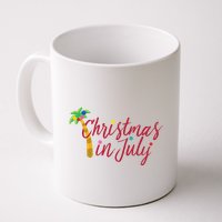 Christmas In July Palm Tree Mug