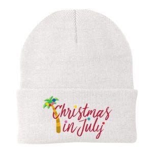 Christmas In July Palm Tree Knit Cap Winter Beanie