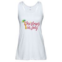 Christmas In July Palm Tree Ladies Essential Flowy Tank