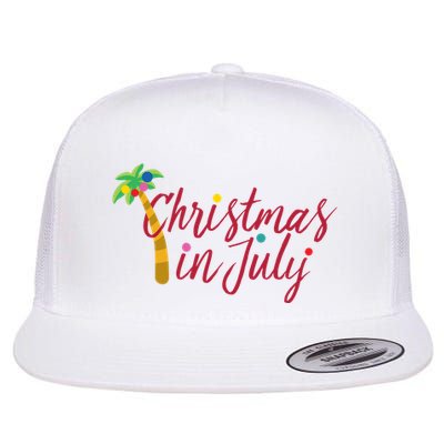Christmas In July Palm Tree Flatbill Hat
