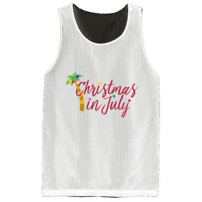 Christmas In July Palm Tree Mesh Reversible Basketball Jersey Tank